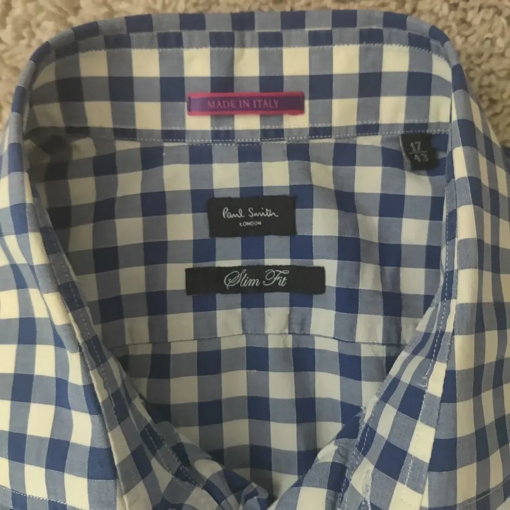 Paul Smith check Button up - Picture 2 of 8